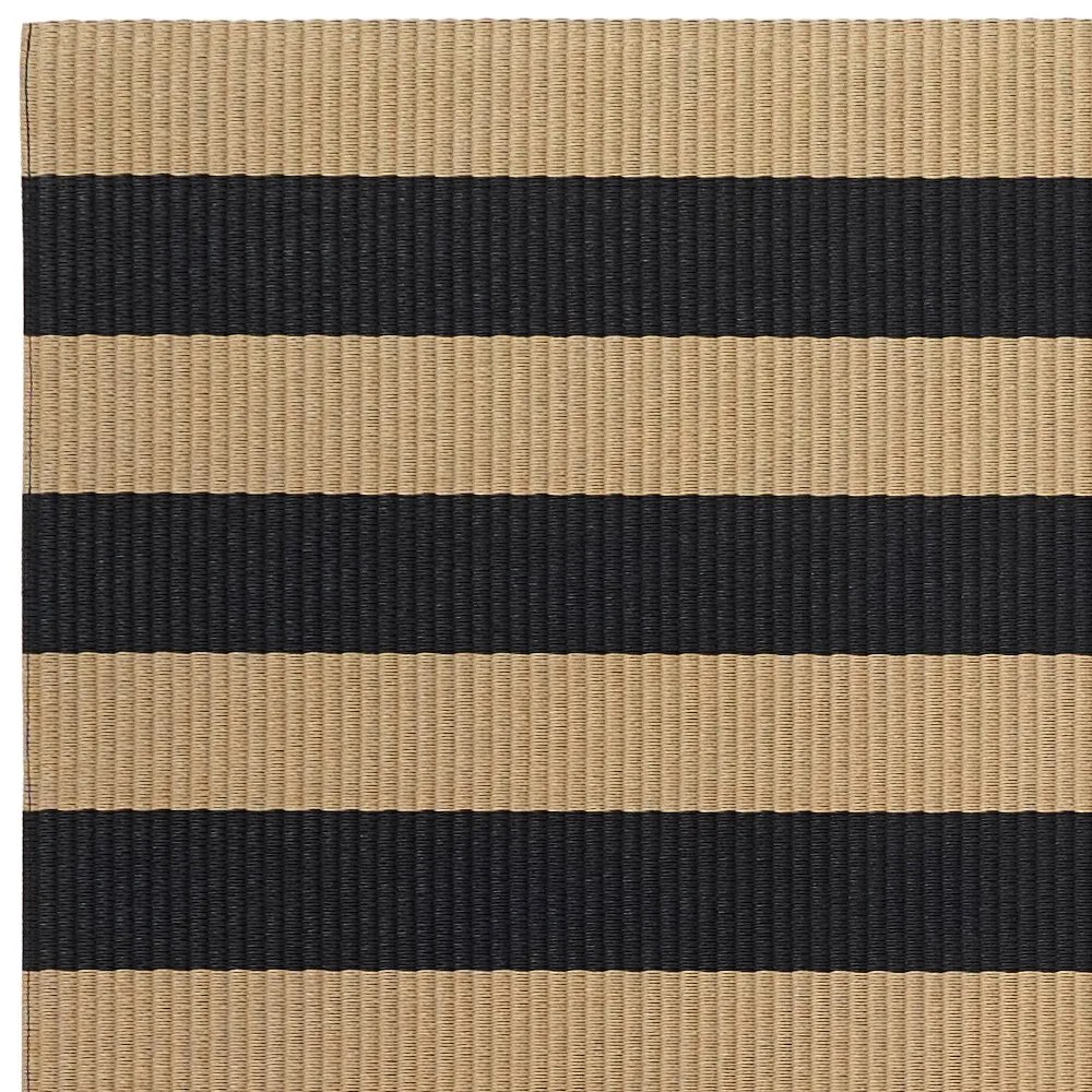 Woodnotes | Koberec Big Stripe - Béžovo-čierna / 170x240 cm