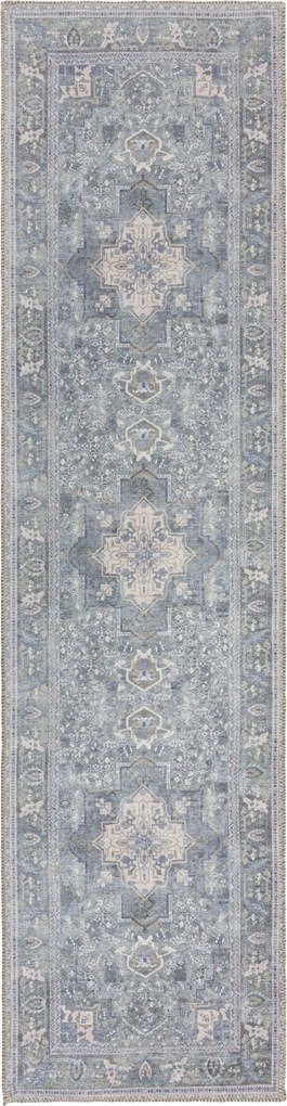 Behúň Hebden Windsor Green, 60x230, zelená, obývacia izba, Flair Rugs