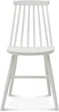 Biela drevená stolička Fameg Age