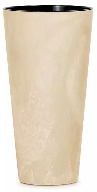 Plastový kvetináč DTUS200E 20 cm - slonovinová