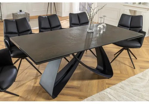 Rozkladací jedálenský stôl Infinity 45182 180/220/260 x 90cm Rust black Ceramik - Komfort-nábytok