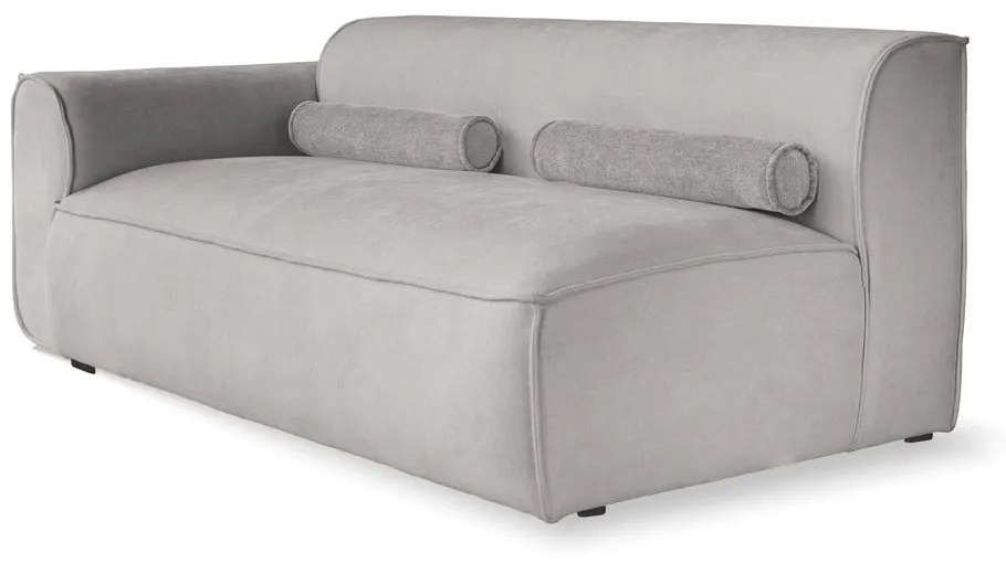 Svetlosivý modul pohovky (ľavý roh) Flex Felix – Miuform