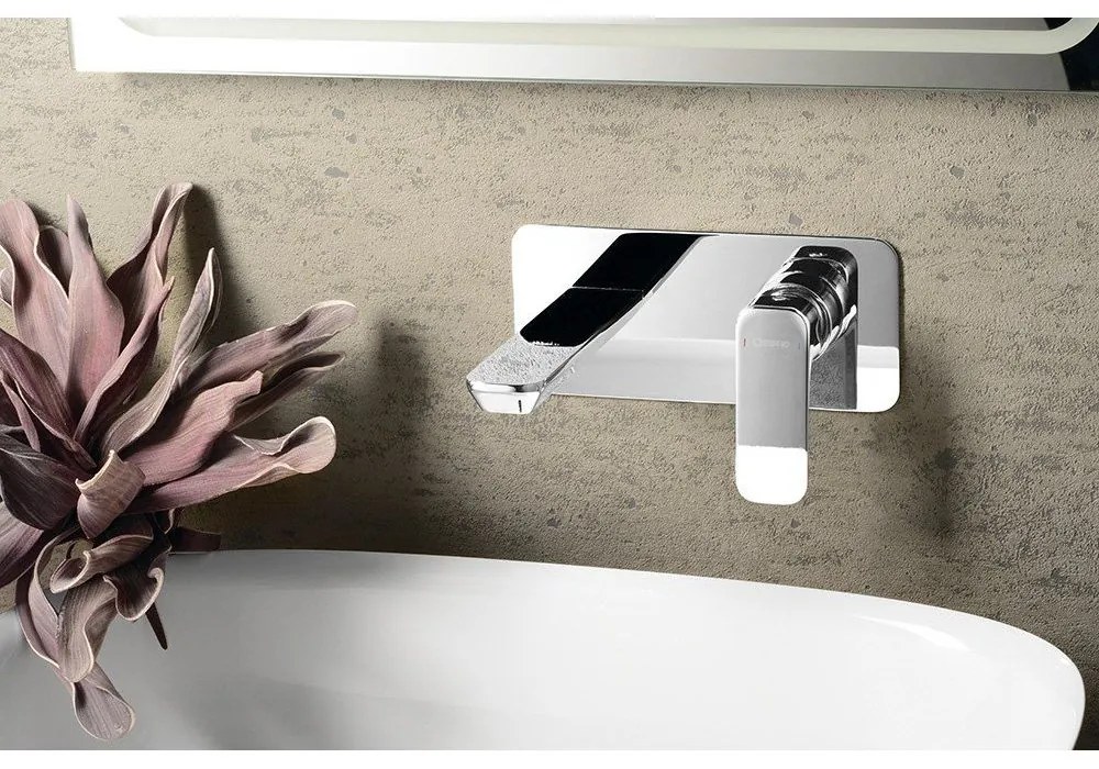 Podomietková umývadlová batéria v zlatej farbe (1 výstup) Spy – Sapho