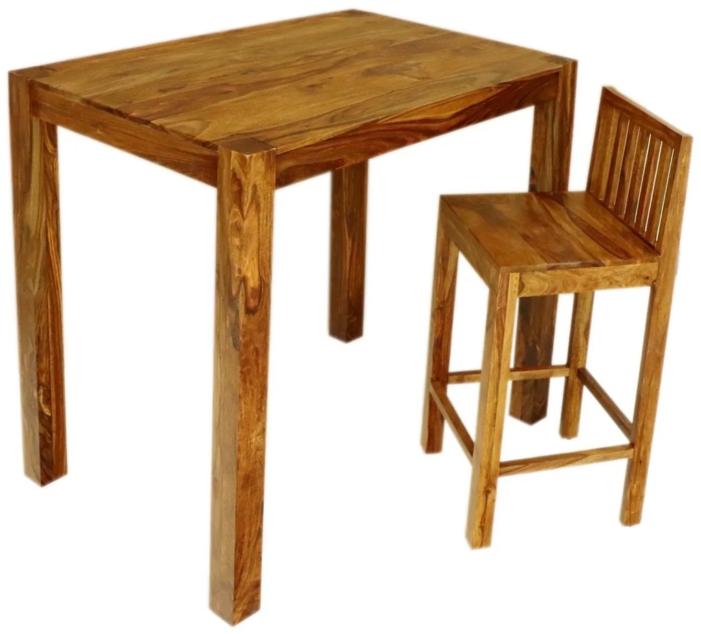furniture-nabytek.cz - Dřevěný barový stůl z palisandru 120x110x80