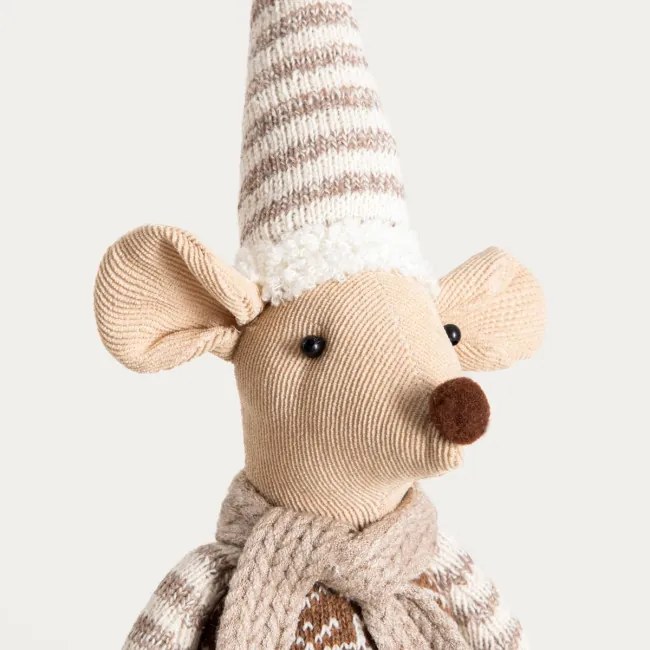 Vianočná dekorácia RATTO myška 752216