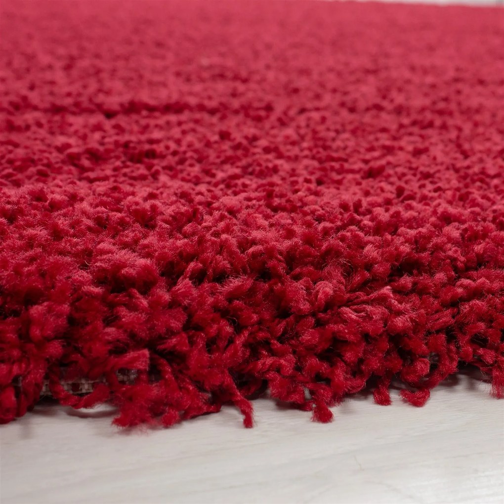 Ayyildiz Kusový koberec DREAM 4000, Okrúhly, Červená Rozmer koberca: 80 cm KRUH