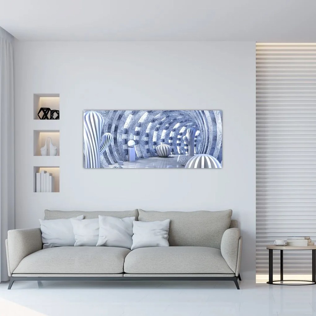 Obraz - 3D abstrakcia (120x50 cm)