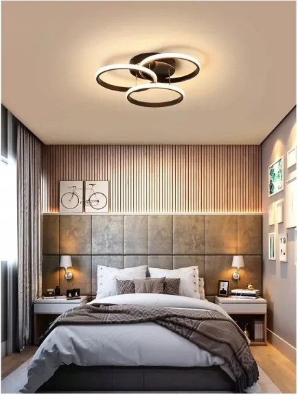 Stmievateľné stropné LED svietidlo LED/70W/230V 3000-6500K čierne + diaľkové ovládanie