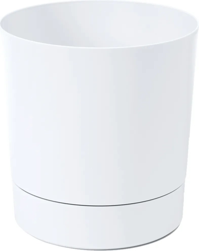 Kvetináč s podstavcom AURA 200 – biely*51243