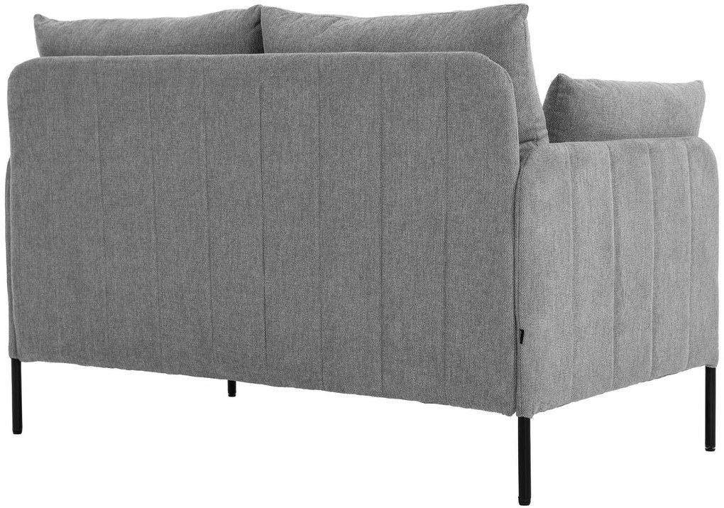 Sedačka Ziden 2-miestna látka - svetlosivá