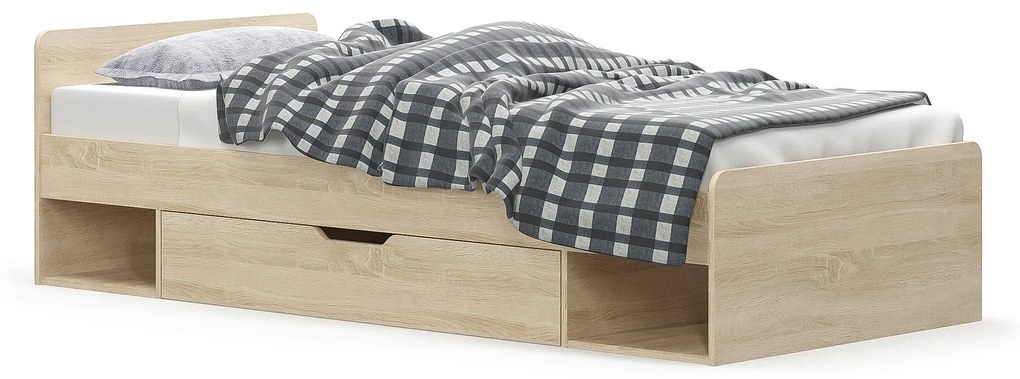 Jednolôžková posteľ 90 cm. Vlastná spoľahlivá doprava až k Vám domov. 1053299