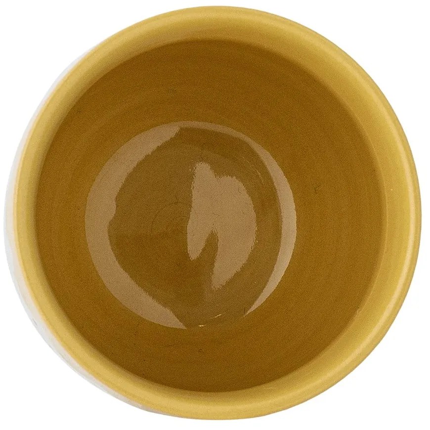 Žltý/krémový detský hrnček z kameniny 150 ml Celebrate – Bloomingville Mini