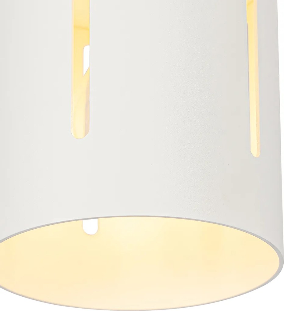Dizajnové stropné svietidlo biele - Yana
