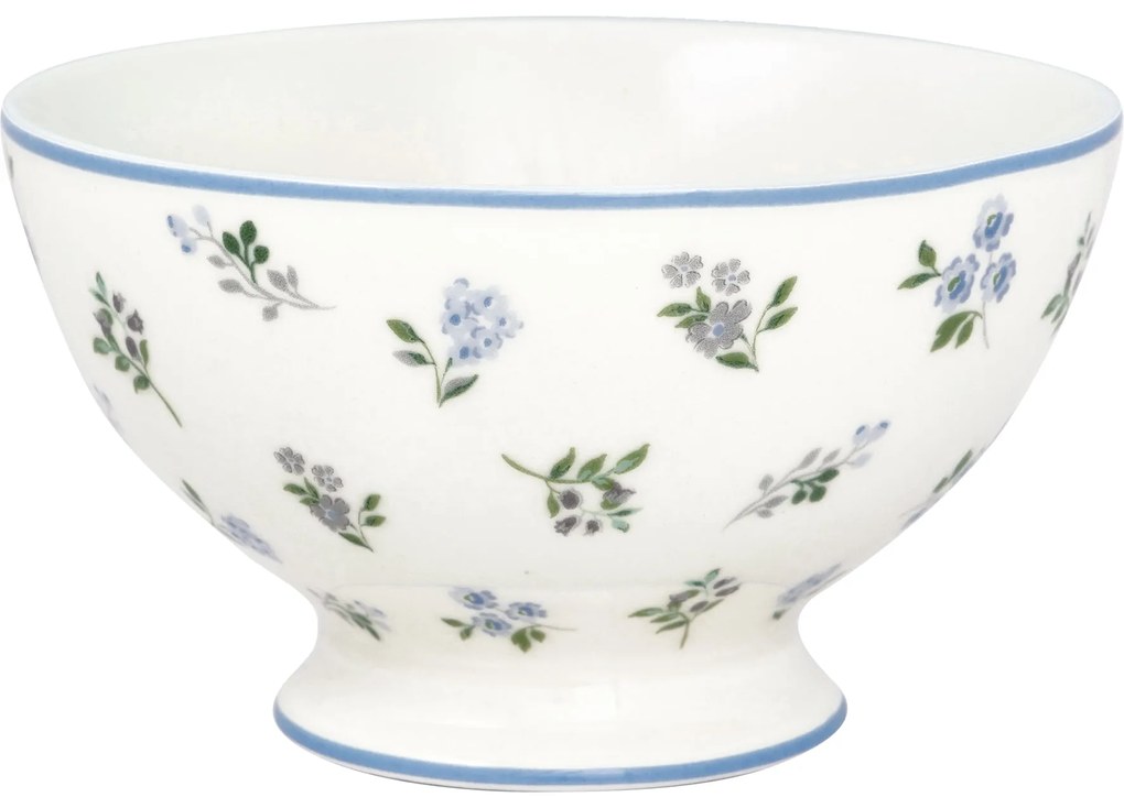 GREEN GATE Porcelánová polievková miska Christina White 400 ml