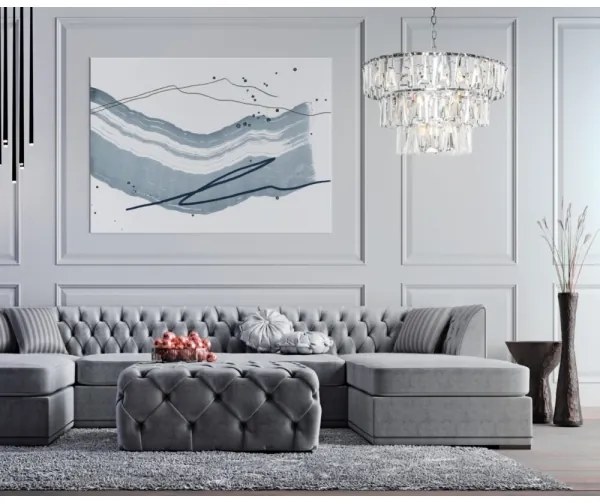 Maytoni MOD043PL-18CH - Luster na reťazi PUNTES 18xE14/40W/230V chróm