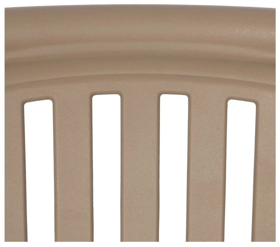 Béžová plastová jedálenská stolička Alia – Ixia