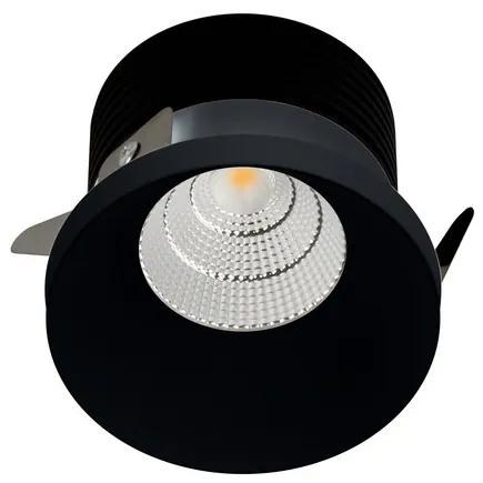 LED2 2150443 Zapustné bodové svietidlo SPOT A LED, 9W, 4000K, 820lm, 60°, IP44, čierna