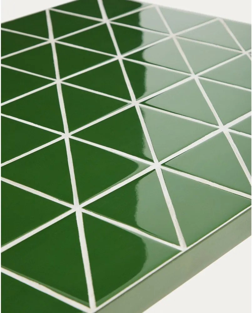 Záhradný stolík s keramickou doskou 51x81 cm Maurina – Kave Home