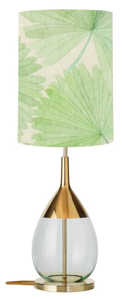 EBB & FLOW Lute stolná lampa Tango palmová/zlatá