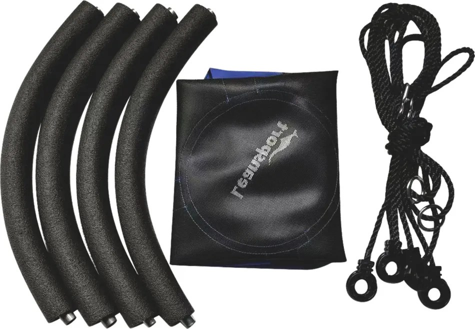 LEAN Sport Záhradná hojdačka Čapie hniezdo pre deti Modrá 80cm