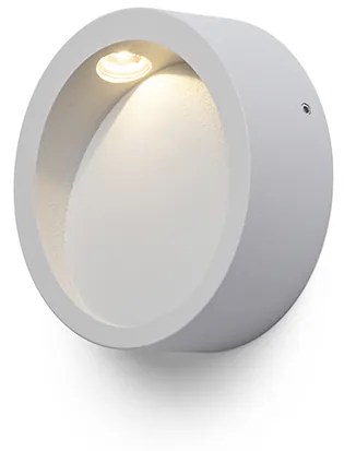 RENDL R12610 AMBER LED nástenná lampa, pozičné sivá