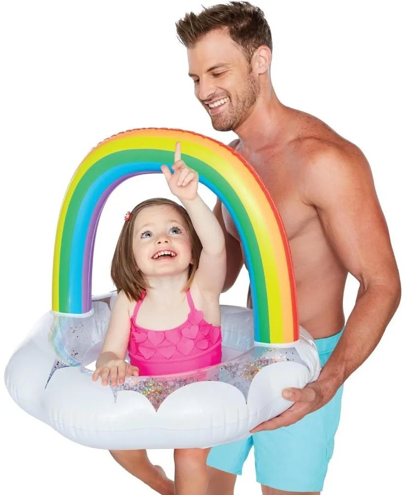 Nafukovací kruh pre deti v tvare dúhy Big Mouth Inc.