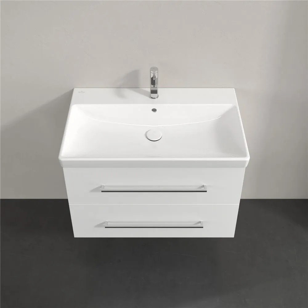 VILLEROY & BOCH Avento závesná skrinka pod umývadlo, 2 zásuvky, 780 x 452 x 514 mm, Crystal White, A89100B4