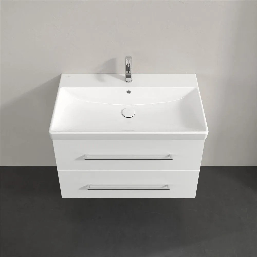 VILLEROY &amp; BOCH Avento závesná skrinka pod umývadlo, 2 zásuvky, 780 x 452 x 514 mm, Crystal White, A89100B4