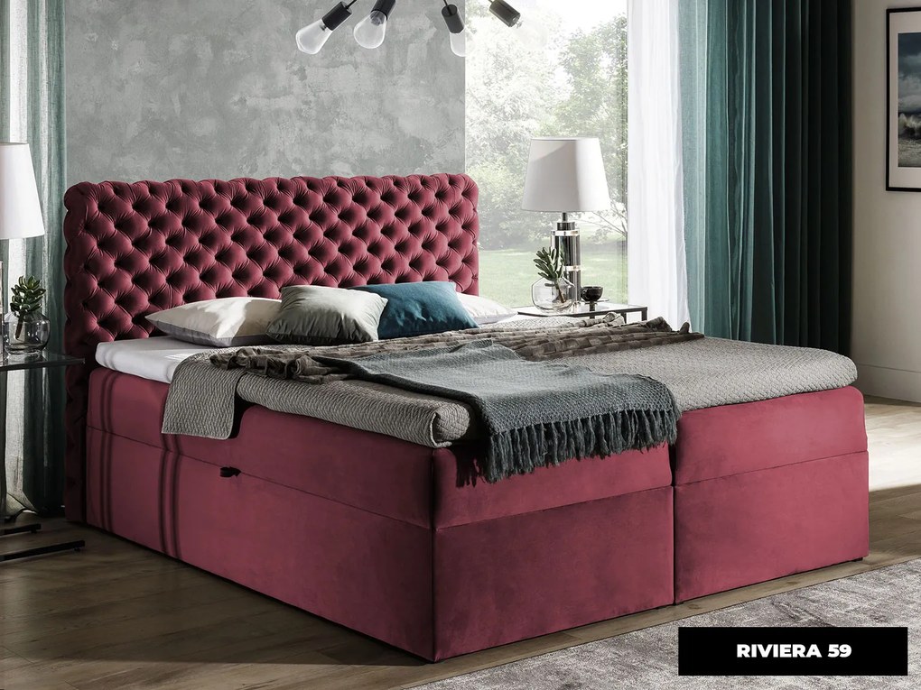 PROXIMA.store - Kontinentálna boxspring posteľ ODESSA ROZMER: 120 x 200 cm