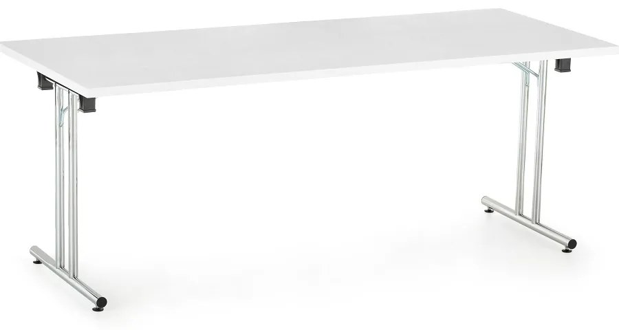 Skladací stôl Impress 180 x 80 cm, biela