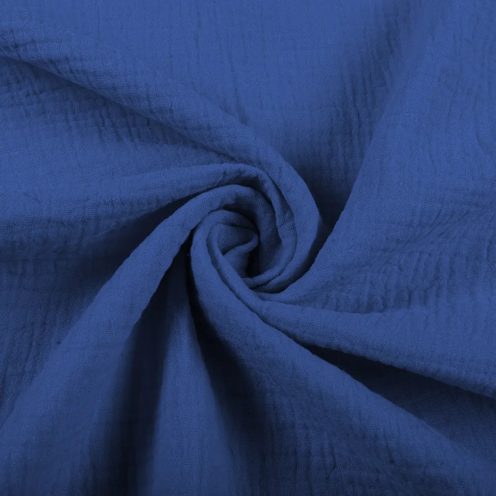 Biante Mušelínová plienka/dečka MSN-051 Modrá - ZVÝHODNENÁ SADA 3 KS 70x70 cm - Sada 3 ks