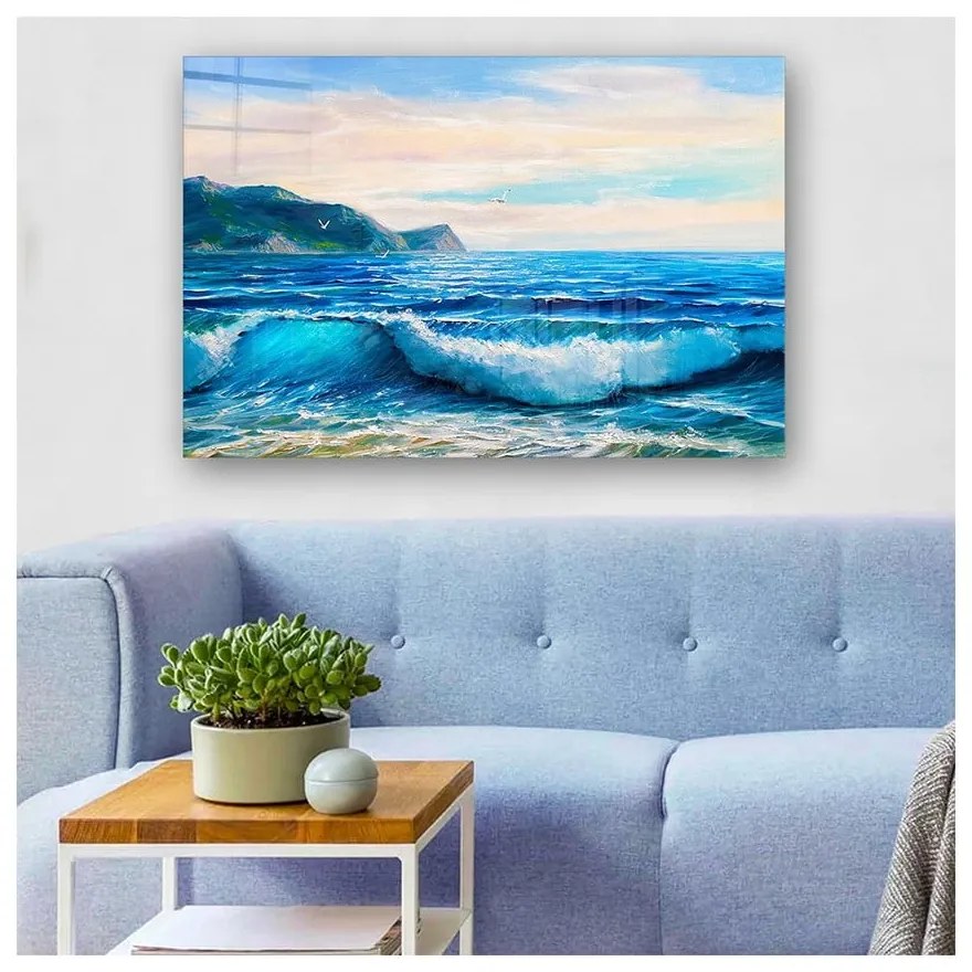 Sklenený obraz 70x50 cm Horizon - Wallity