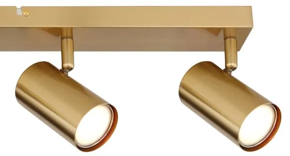 Globo 57911-4GO - Bodové svietidlo ROBBY 4xGU10/35W/230V zlatá