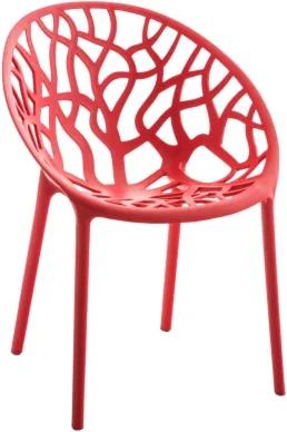 TREE DESIGN stolička Červená