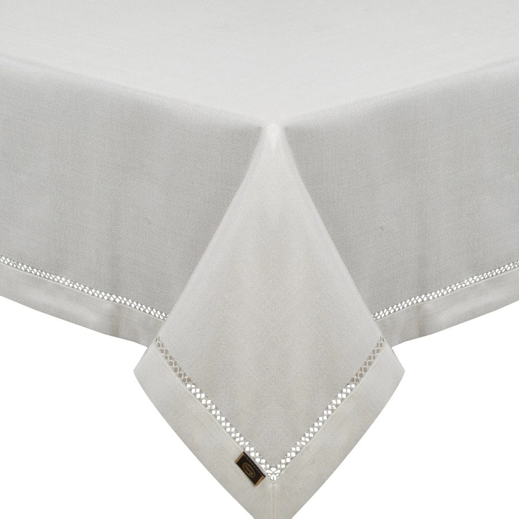 OBRUS EMILY 145X350 CM BIELY