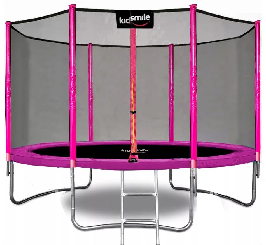 Trampolína s vonkajšou sieťkou 305 cm - RUŽOVÁ