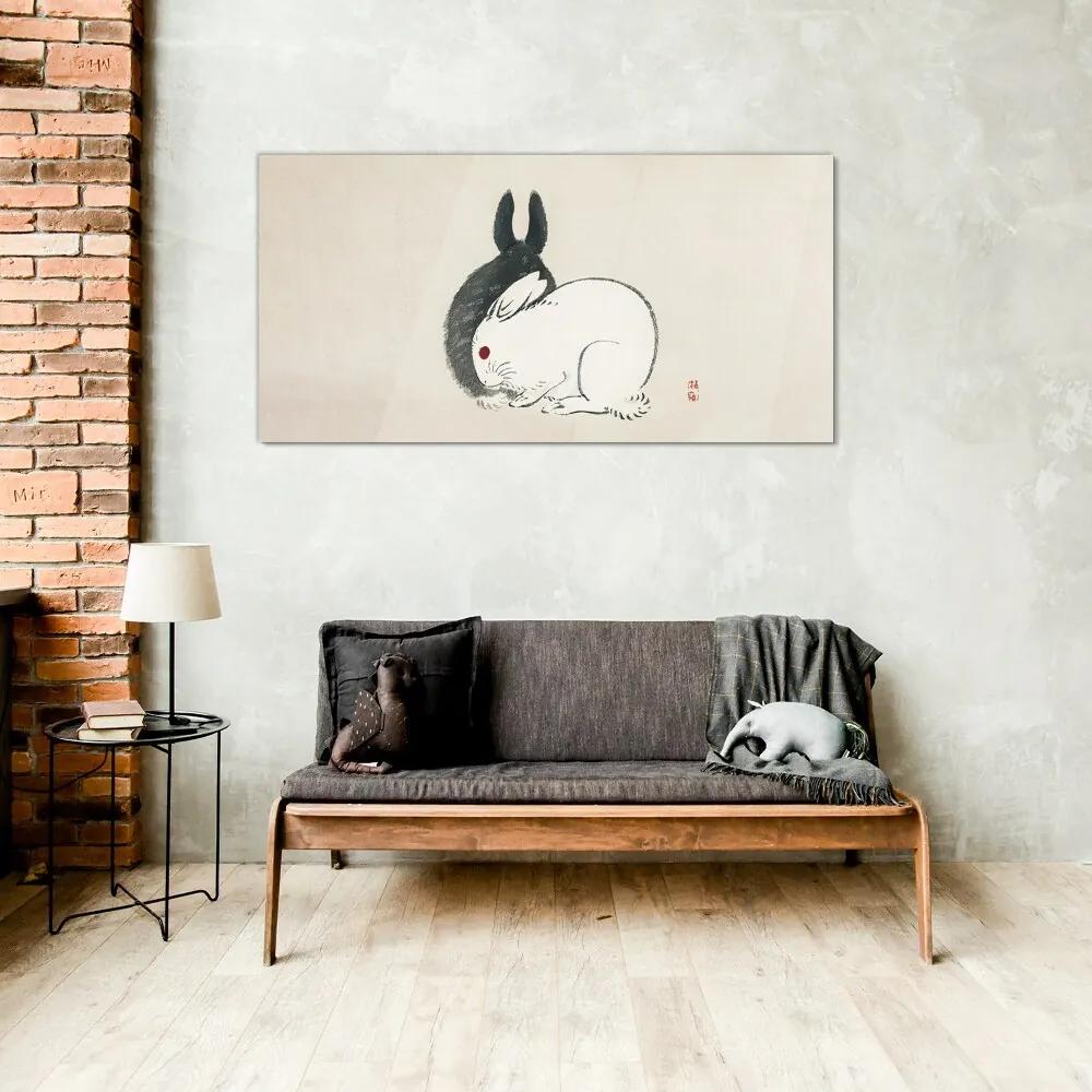Sklenený obraz Králičie králik