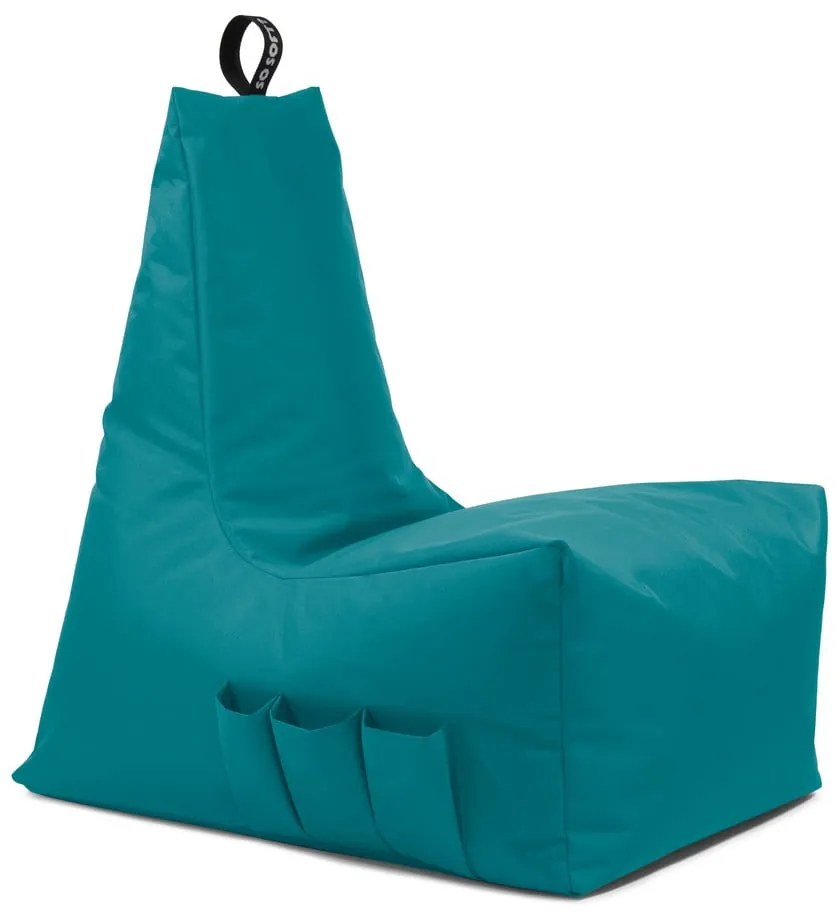 Tyrkysový sedací vak Icy Gamer L – So Soft?