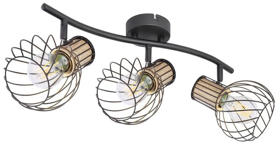 Globo 54012-3DS - Bodové svietidlo LUISE 3xE27/40W/230V