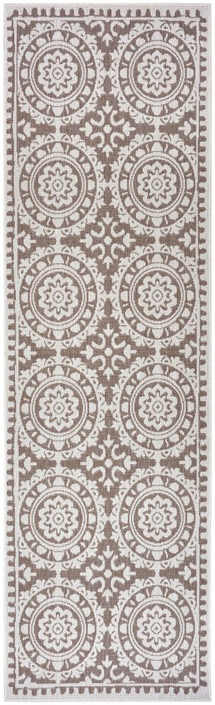 NORTHRUGS - Hanse Home koberce Behúň Twin Supreme 105445 Linen – na von aj na doma - 80x350 cm