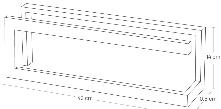 Čierny kovový stojan na prezuvky Line – YAMAZAKI