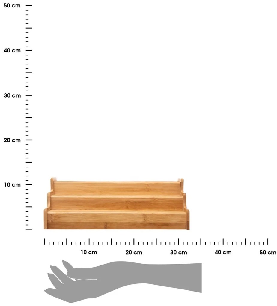 Výsuvný organizér na koření DOLCE bambus