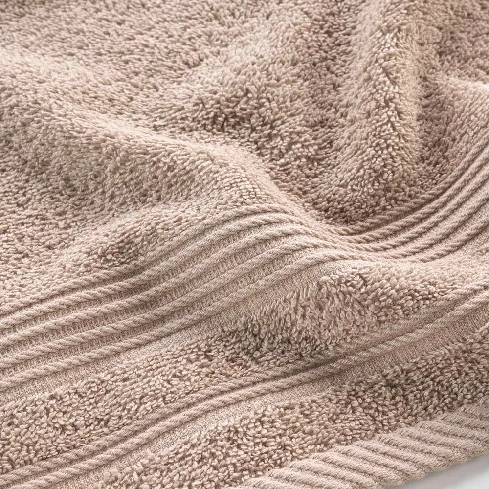 Svetlohnedý froté bavlnený uterák 30x50 cm Tendresse – douceur d'intérieur
