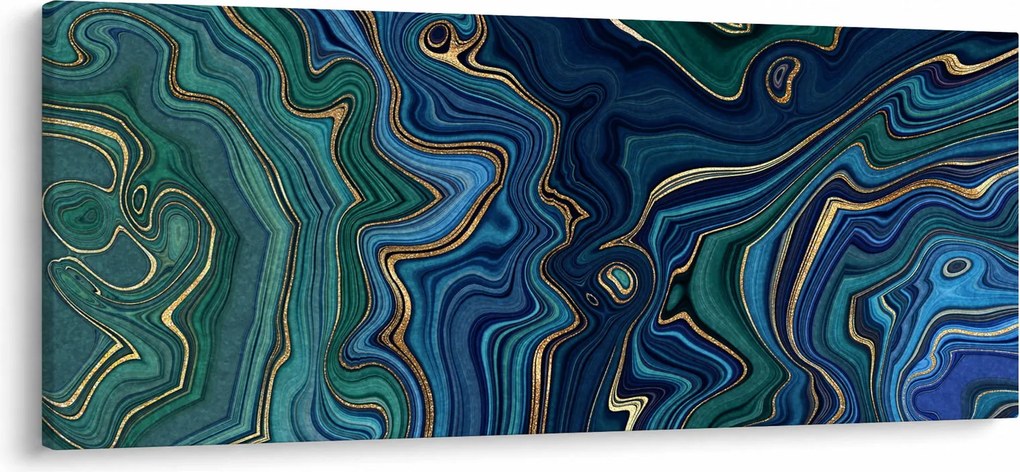 Obraz - Achátový mramor (120x50 cm)