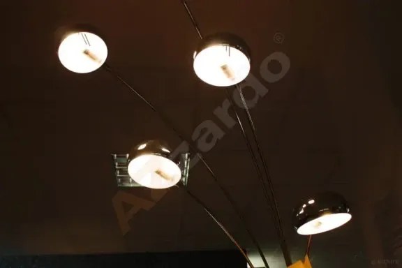 Retro stojaca lampa Palp chróm