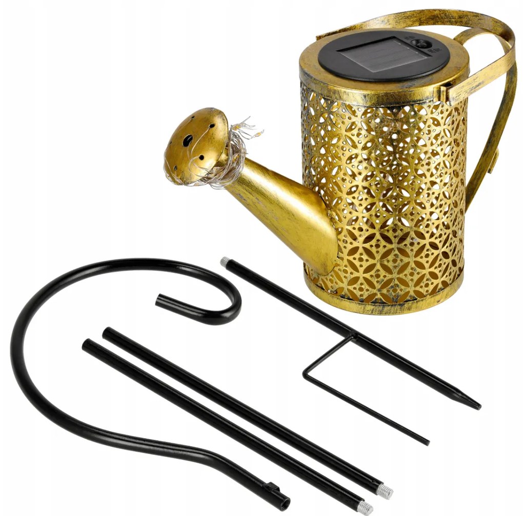 BERGE Solárne záhradné svietidlo so snímačom súmraku IP44, tesné