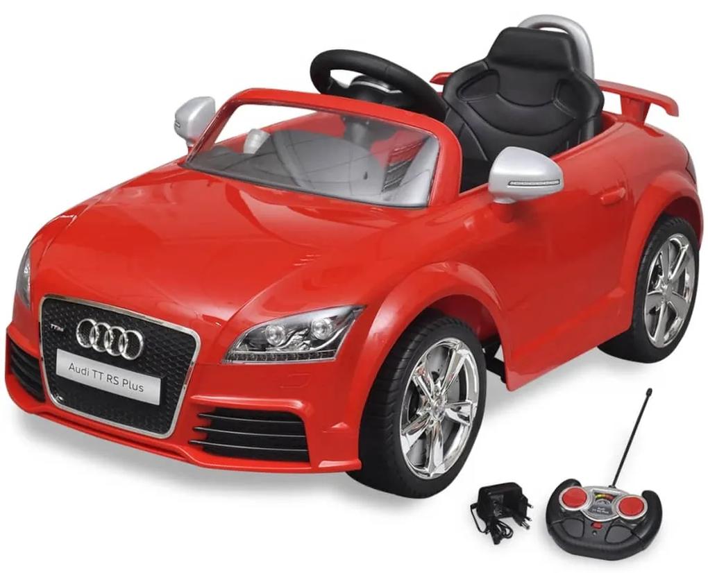 vidaXL Auto pre deti Audi TT RS s diaľkovým ovládaním červené