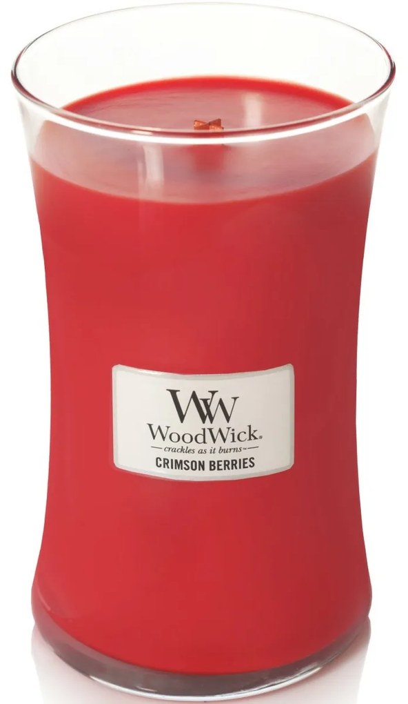 WoodWick vonná sviečka veľká váza Crimson Berries,609 g