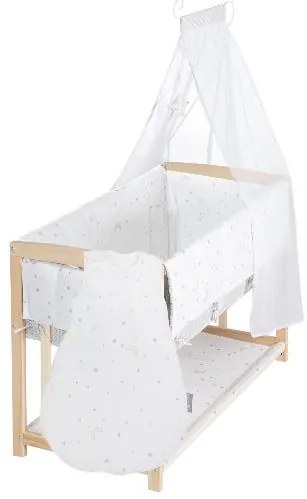 roba Detská postieľka so spacím vakom 4 v 1 (hviezdna obloha) (100333714)