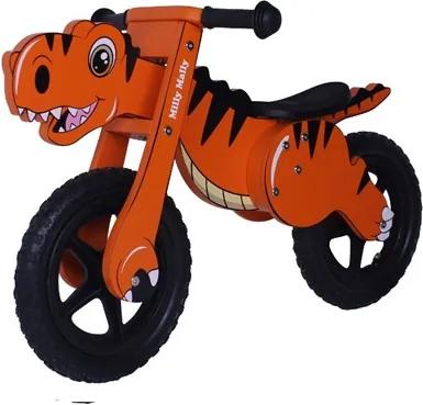 MILLY MALLY Nezaradené Detské odrážadlo-bicykel Milly Mally DINO orange Oranžová |